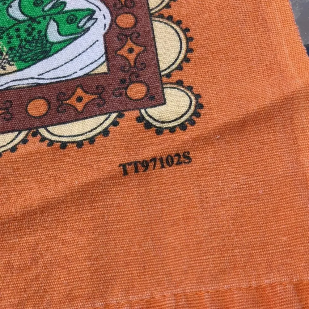 Traditional Welsh Recipes Tea Towel Cottagecore Kitchen Culinary Linen 70s vibe